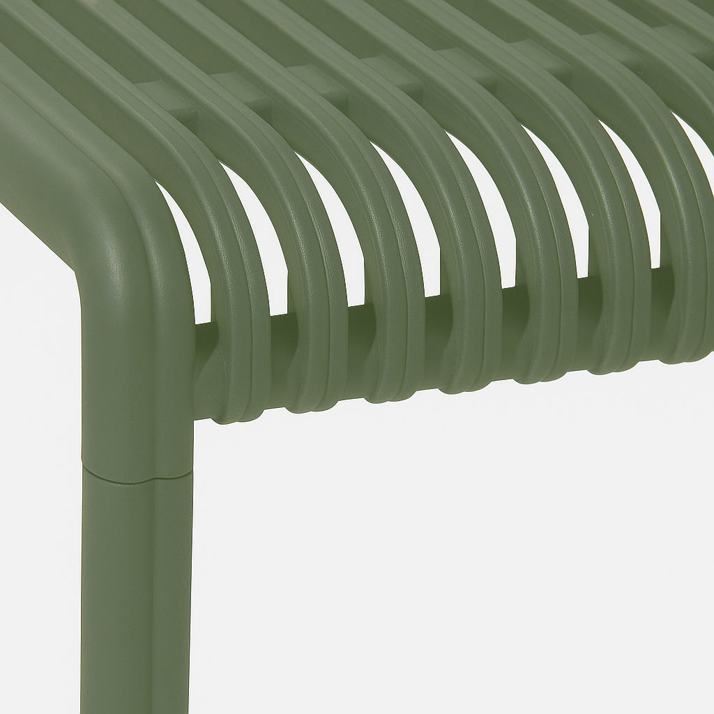 Set da giardino con divano, poltrone e tavolino in polipropilene effetto rattan - Meridiana - Agave