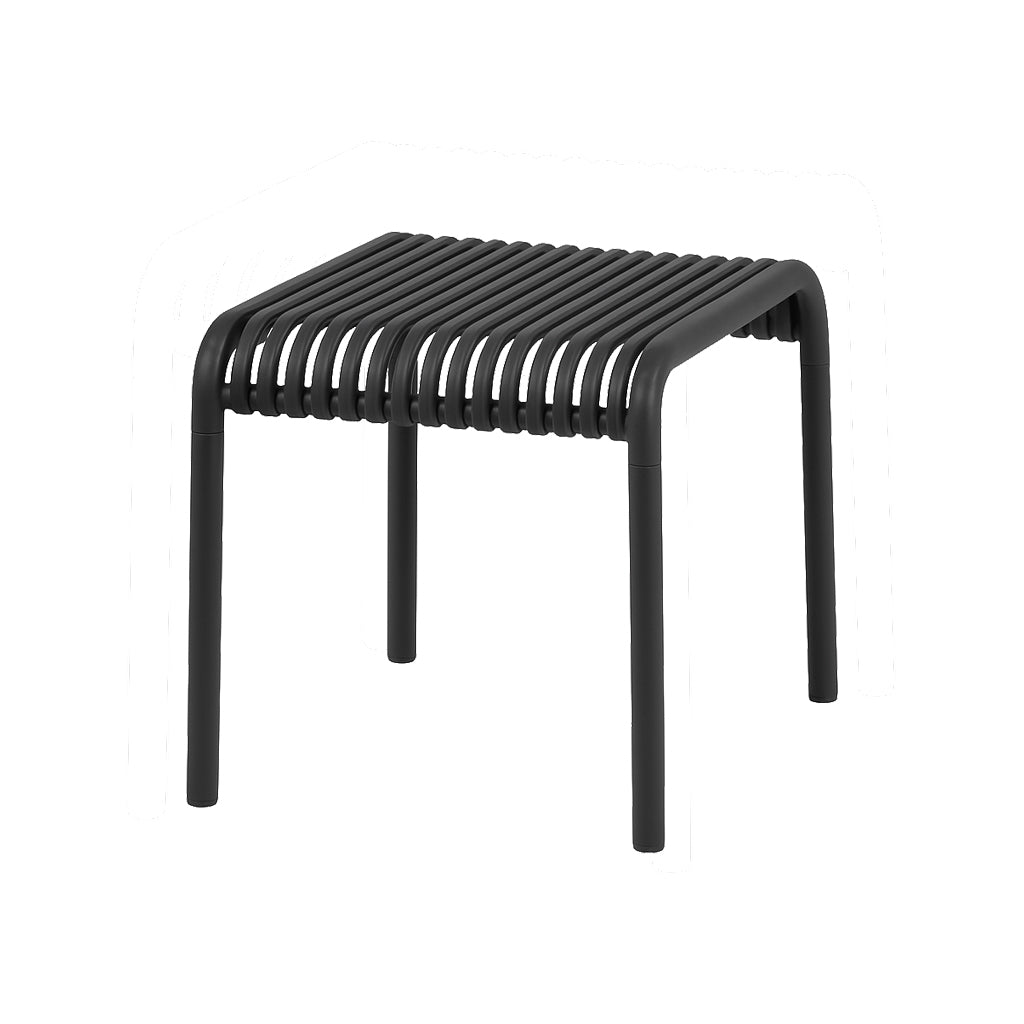 Set da giardino con divano, poltrone e tavolino in polipropilene effetto rattan - Meridiana - Antracite - BEST - 66468665360762