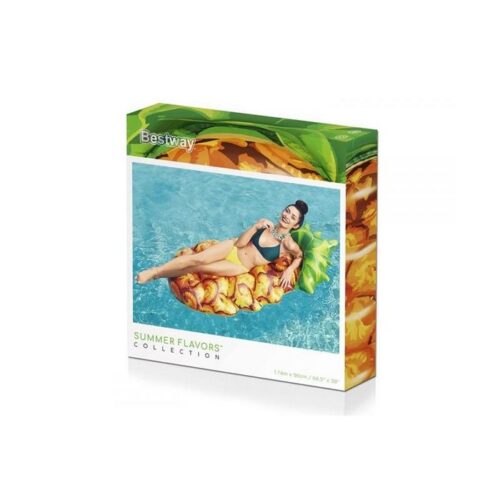MATERASSINO FASHION ANANAS 3D CM. 174X96 - 43310 - Materassino Fashion Ananas 3D della linea Summer Flavour di Bestway. Mate