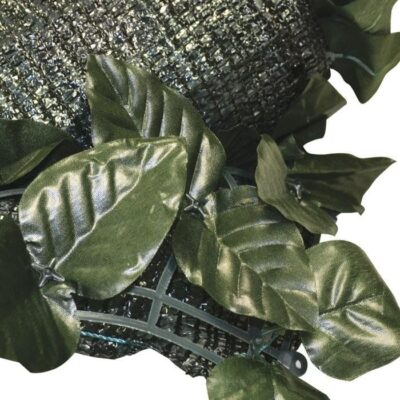 Sempreverde Lauro mix con rete ombra - Sempreverde Lauro Mix combina una struttura in PVC a foglie in poliestere ad una rete