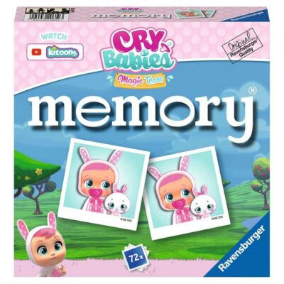 MEMORY CRY BABIES - Memory gioco originale memory da Ravensburger, per bambini a partire dai 4 anni, allena la memoria con i
