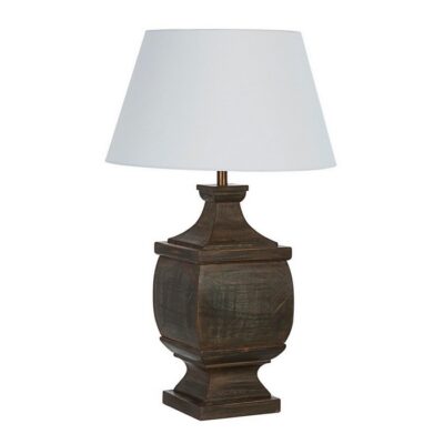 LAMPADA DA TAVOLO GRACE - Lampada da tavolo grace, realizzata in legno di acero con paralume in cotone. Portalampada e27 max
