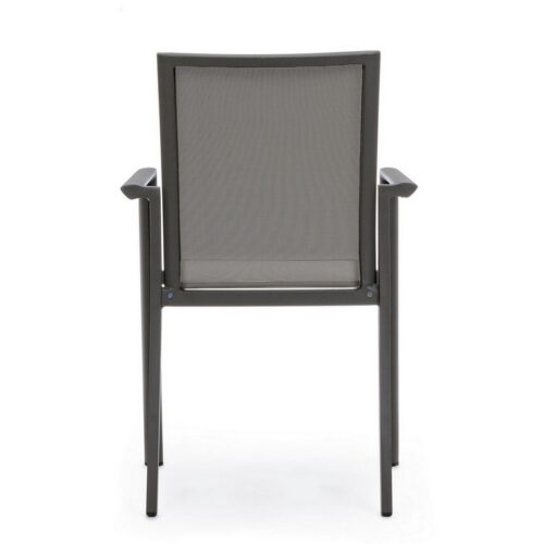 Sedia da giardino in alluminio con braccioli - Konnor - Se stai cercando delle sedie in alluminio per il tuo spazio in veran
