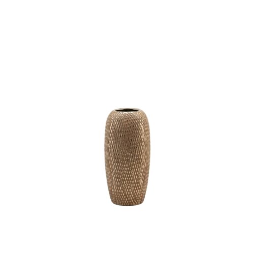VASO PYTHON - Vaso Python realizzato in ceramica con finiture dorate.