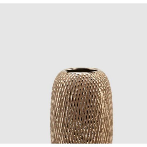 VASO PYTHON - Vaso Python realizzato in ceramica con finiture dorate.