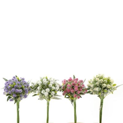 PICK FIORI DI CAMPO 35 CM COLORI ASSORTITI - Pick di fiori di campo per decorazione, dimensioni 35 cm, colori assortiti.