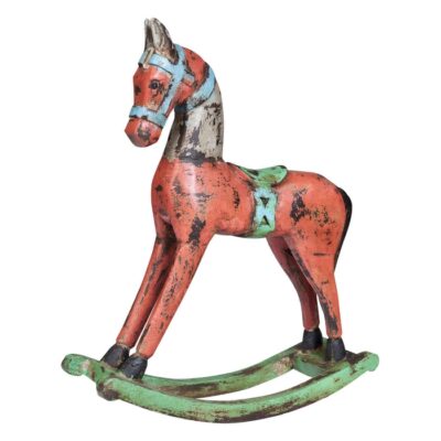 CAVALLO LEGNO - Cavallo in legno per decorazione è un elemento d'arredo unico nel suo genere. Il cavallo a dondolo è realizz