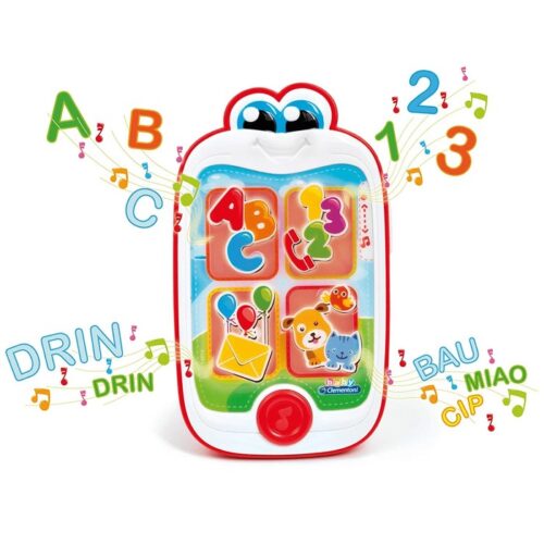 BABY SMARTPHONE CLEMENTONI - Baby Clementoni Baby Smartphone è un divertente telefonino elettronico parlante con schermo ill