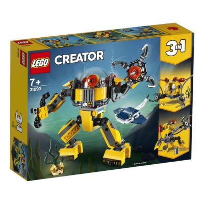 LEGO CREATOR ROBOT SOTTOMARINO - Esplora le profondità dell’oceano alla ricerca di tesori nascosti con il set Lego Creator 3
