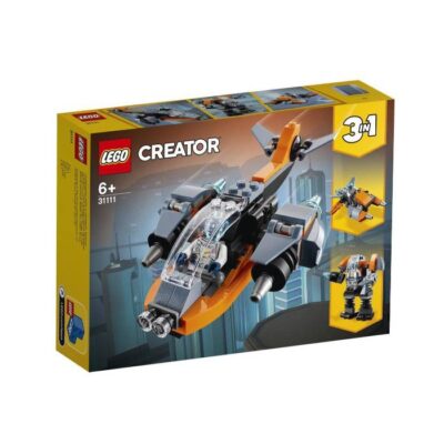 LEGO CREATOR CYBER DRONE - Invita i bambini a vivere avventure nello spazio ricche di azione con il fantastico set del Cyber