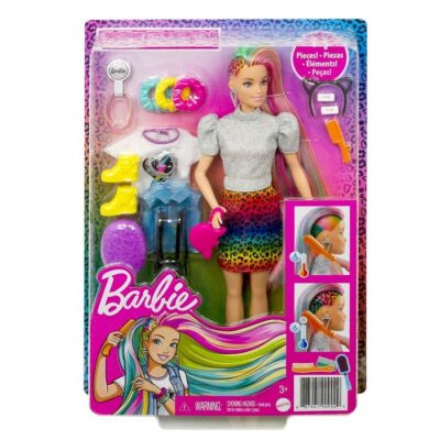 BARBIE CAPELLI MULTICOLOR - Gioca con la moda e le acconciature! ?A Barbie piace esplorare colori e stili diversi per trovar