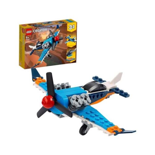 AEREO A ELICA CREATOR - Fai un bellissimo regalo a un fan degli aerei con l’Aereo a elica LEGO® Creator 3 in 1, che può esse