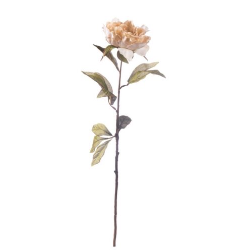 FIORE DI PEONIA PER DECORAZIONE - Fiore di peonia per decorazione, con finiture assortite, dimensioni altezza 60 cm.