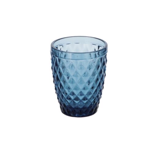 BICCHIERE IN VETRO COLORATO 25CL - Bicchiere realizzato in vetro colorato. Disponibili in 3 colori assortiti. Capienza 25 cl