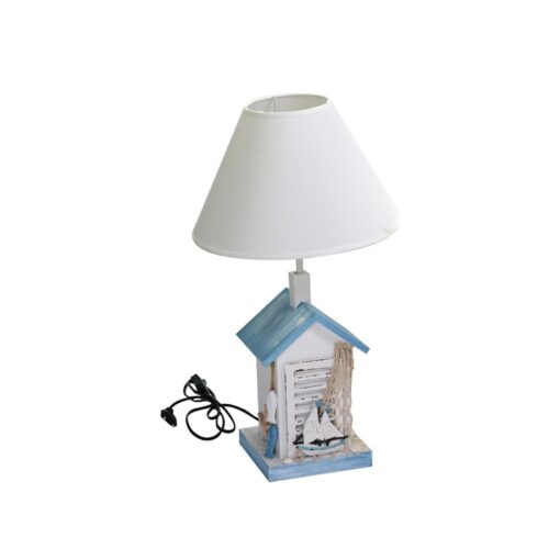 LAMPADA DA TAVOLO CABINA IN SPIAGGIA - Stai arredando la tua casa in stile mare? Ti manca proprio la nostra lampada da tavol