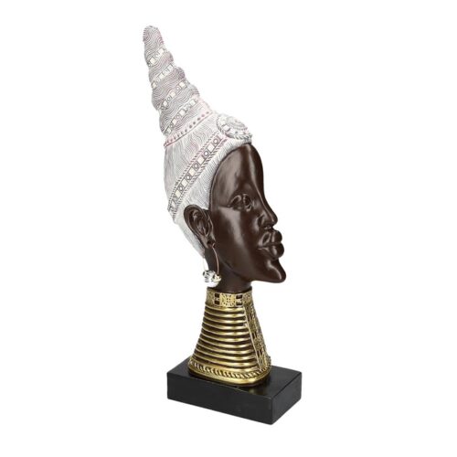 STATUA DONNA AFRICANA PER DECORAZIONE - Statua donna africana per decorazione realizzata in resina di qualità. Dimensioni: 1