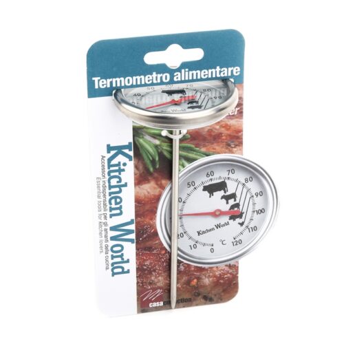TERMOMETRO ALIMENTARE - Termometro alimentare perfetto per seguire al dettaglio tutte le tue cotture in maniera accurata.