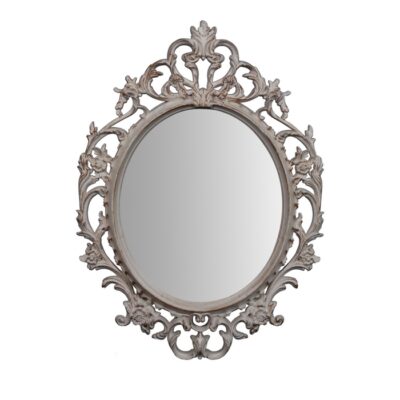 SPECCHIO DECORATIVO OVALE CHARLOTTE - Specchio da parete decorativo perfetto per arredare le tue stanza o il tuo salone, ova