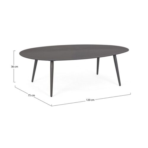 Tavolino da giardino in alluminio - Ridley - Se stai cercando un tavolino in stile moderno da affiancare al tuo salottino in
