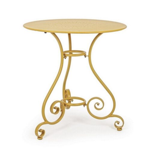 Tavolo rotondo da balcone in metallo Etienne - Se stai cercando un tavolo rotondo elegante e dallo stile classico, per il tu