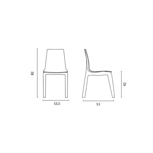 SEDIA SCANDINAVA CANDY WOOD - Se stai cercando una sedia robusta, ergonomica e dallo stile scandinavo, Sedia Candy è la sedi