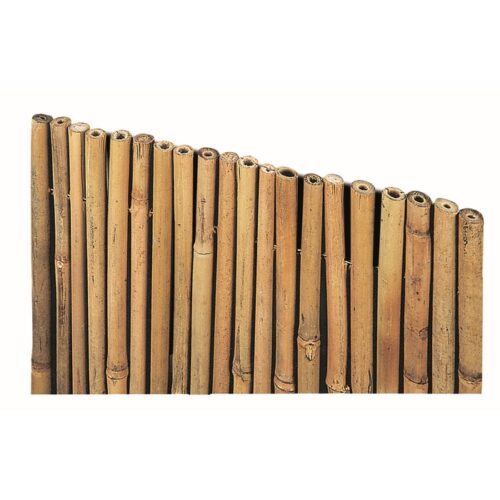 ARELLA RIVER 2,5X3 - Arella in cannette di bamboo pieno con Ø 15 mm circa, legate con filo metallico passante. Robusta e pes