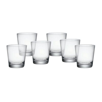 BICCHIERI ACQUA SESTRIERE - Bormioli set da 6 bicchieri per acqua Sestriere. Con colorazione azzurra, eleganza funzionale e