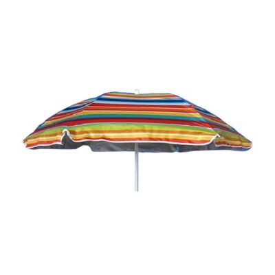 OMBRELLONE NYLON RIGATO 180/8 - 33 - Ombrellone Moia ideale per le tue giornate in spiaggia. Presenta uno snodo per potersi