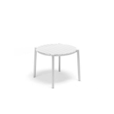 Tavolino Doga table - Il tema della doga rivisto in chiave contemporanea per Doga Table, tavolino monoblocco in resina fiber