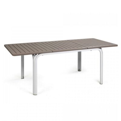 TAVOLO ALLORO ESTENSIBILE - Il tavolo estensibile Alloro è un elegante tavolo con piano dogato in DurelTop e gambe in allumi
