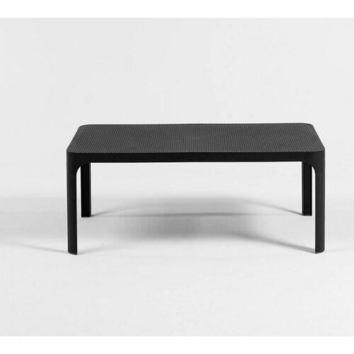 Tavolino Net Table 100 cm - Il tavolino Net Table è un elegante tavolo da appoggio in resina fiberglass colorata in massa co