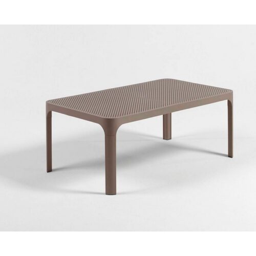 Tavolino Net Table 100 cm - Il tavolino Net Table è un elegante tavolo da appoggio in resina fiberglass colorata in massa co