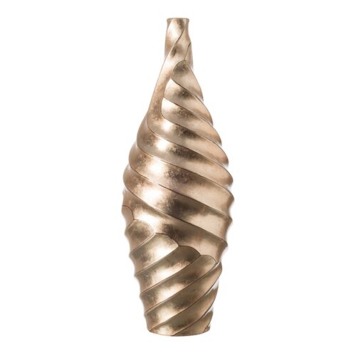 VASO ALTO ONDE ORO - Il vaso alto Onde Oro è un prodotto di ottima qualità realizzato da Ambienti Glamour. La mission di Amb