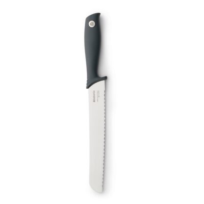 COLTELLO PANE - Il coltello da pane di Brabantia è tagliato per gli amanti del pane.La lunga lama in acciaio di alta qualità