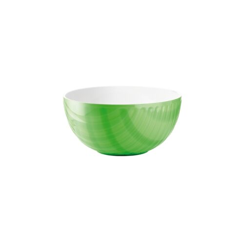 CONTENITORE CM.20 C/SACC VERDE ACIDO - Contenitore in plastica per alimenti, dimensioni diametro 20 cm, colore verde acido.