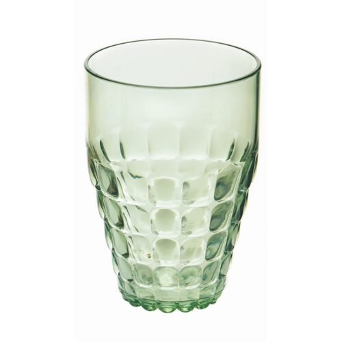 Bicchiere Tiffany alto - In pregiato materiale plastico trasparente e colorato dagli effetti scintillanti, Tiffany è perfett