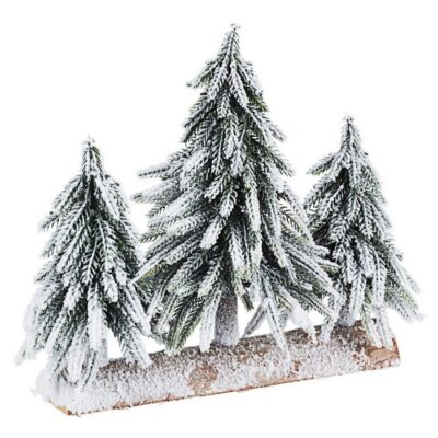 Tris di pini innevati per decorazione natalizia - Cimone - Il Natale è la festa più attesa dell'anno. Per questo motivo ador