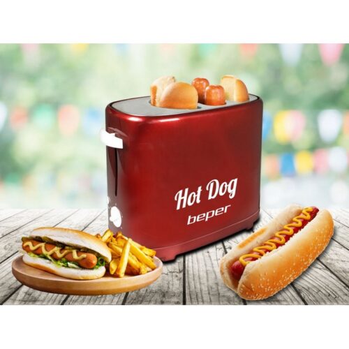 Macchina per Hot Dog 750 watt - Macchina ideale per la preparazione di hot dog, grazie alla cottura contemporanea di 2 panin