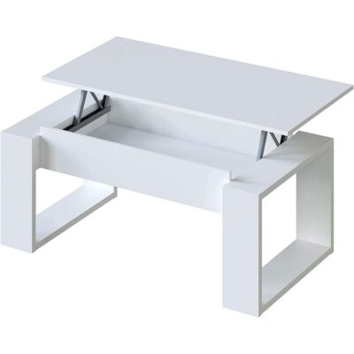 Tavolino da soggiorno Caffe con piano elevabile - Il tavolino alzabile è un pratico tavolino per il soggiorno la cui superfi