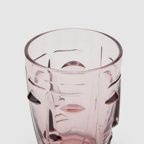 Bicchiere con faccia in vetro colorato - Bicchiere con faccia svasato realizzato in vetro di qualità. La finitura di questo