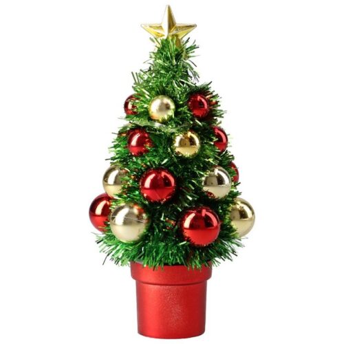 Alberello natalizio con palline 16 cm - Alberello natalizio con palline è un ottima decorazione natalizia per i tuoi spazi e