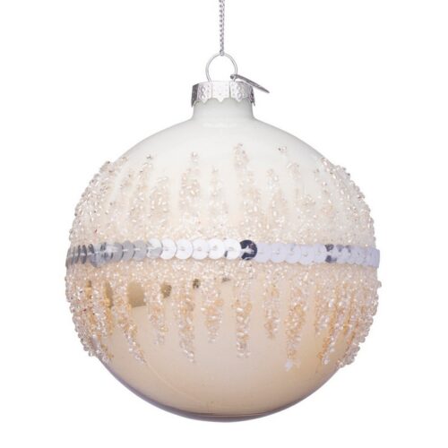 Palla di Natale in vetro con glitter e paillettes - Show - Il Natale è la festa più attesa dell'anno. Per questo motivo ador