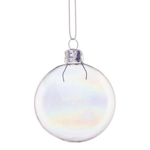 Palla di Natale in vetro trasparente effetto bolla di sapone - Bolla - Il Natale è la festa più attesa dell'anno. Per questo