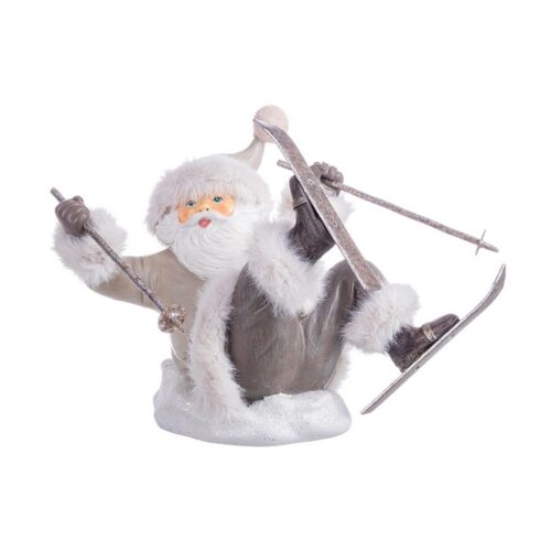 Babbo Natale seduto con scii grigio -Danish - Sappiamo quanto le festività natalizie rappresentino per te un momento importa