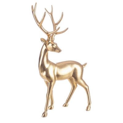 Statua Renna color oro per decorazione natalizia 53 cm - Majestic - Amiamo offrire ai nostri clienti la più vasta selezione