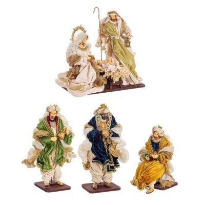 Nativita' con 6 figure - Eden - Queste statuette rappresentano l'episodio della natività, con particolare attenzione e cura
