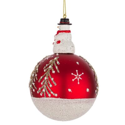 Palla di Natale in vetro 8 cm con figura - Emmy - Sappiamo quanto le festività natalizie rappresentino per te un momento imp