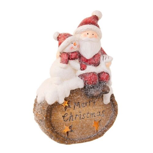 Decorazione natalizia con Babbo e pupazzo di neve - Sletty - Sappiamo quanto le festività natalizie rappresentino per te un