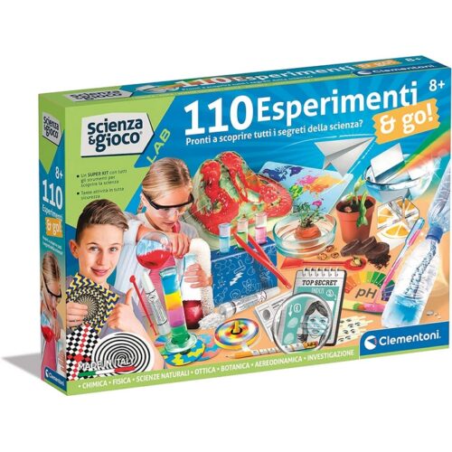 110 Esperimenti & GO! - ronti a sperimentare e scoprire tutti i segreti della scienza? Con questo incredibile laboratorio sc