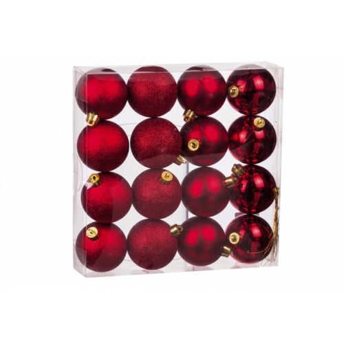 Set 16 palle di Natale 6 cm - Set palle di Natale contenente 16 pezzi. Ideali per decorare la tua casa ma soprattutto il tuo